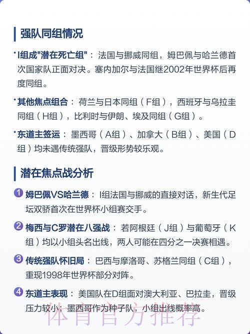 世界杯焦点战预测与深度解读 世界杯焦点战预测与深度解读